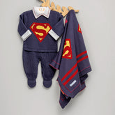 Macacão e Manta SuperMan - Naval